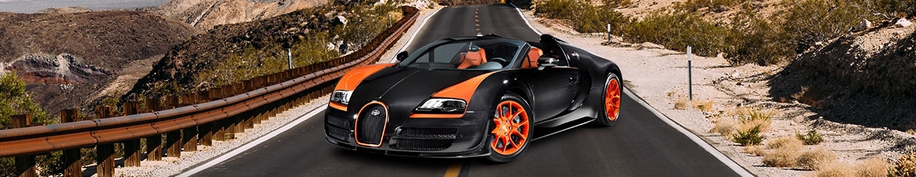Sleek Bugatti in Dubai